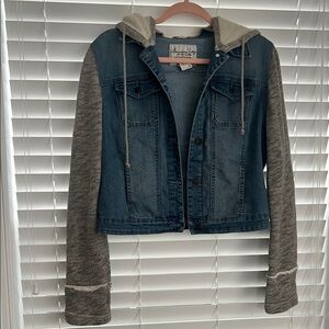 American Rag Blue and Gray Jean Jacket Classic Denim Style